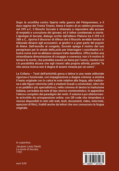 Apologia di Socrate. Testo greco a fronte. Con espansione online - Platone - 3