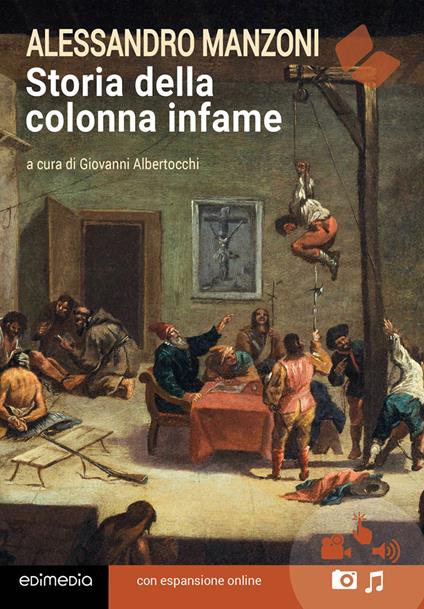 Storia della colonna infame - Alessandro Manzoni - copertina