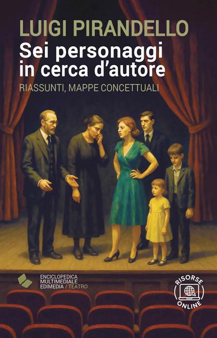 Sei personaggi in cerca d'autore. Con espansione online - Luigi Pirandello - copertina