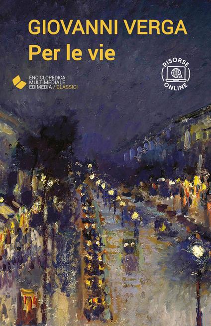 Per le vie. Con espansione online - Giovanni Verga - copertina