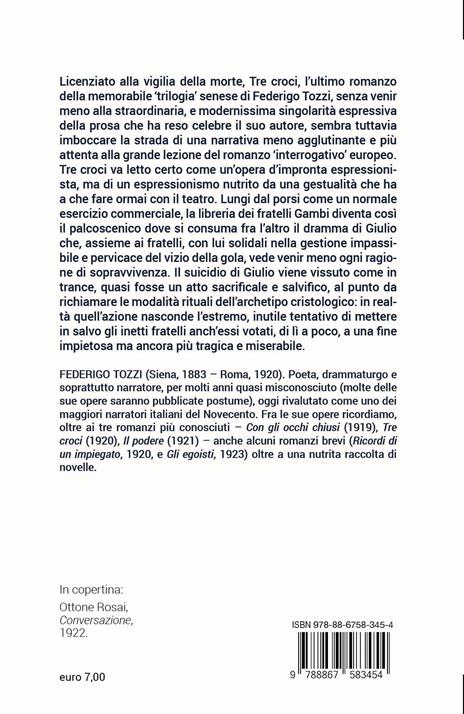 Tre croci. Con espansione online - Federigo Tozzi - 3