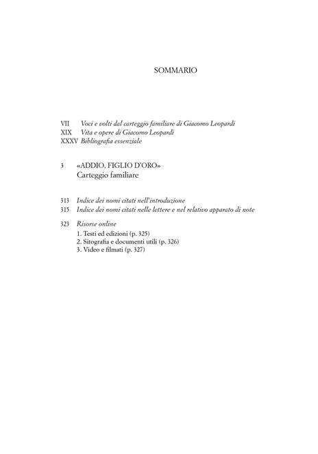 «Addio, figlio d'oro». Carteggio. Con espansione online - Giacomo Leopardi - 3