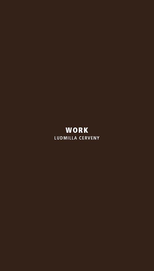 Work. Ludmilla Cerveny. Ediz. italiana e inglese - copertina
