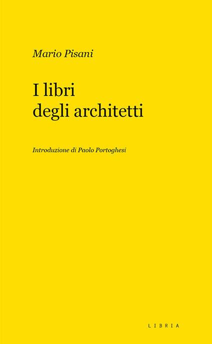 I libri degli architetti - Mario Pisani - copertina