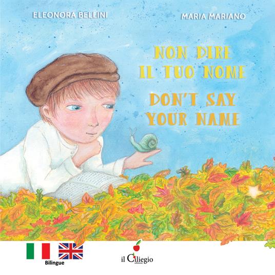 Non dire il tuo nome-Don't say your name - Eleonora Bellini - copertina