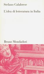 L' idea di letteratura in Italia