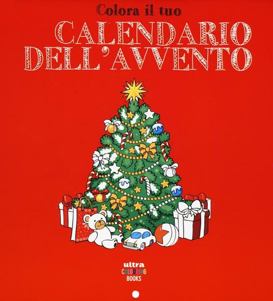 Colora il tuo calendario dell'Avvento. Colouring books - copertina