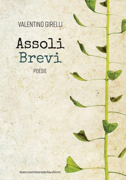 Assoli brevi - Valentino Girelli - copertina