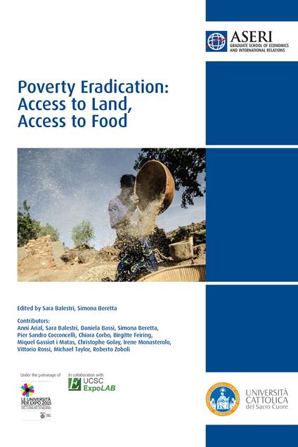 Poverty eradication. Access to land, access to food - copertina
