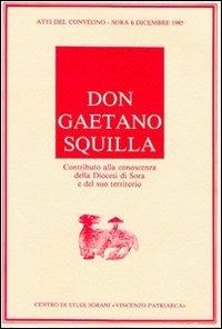 Don Gaetano Squilla. Contributo alla conoscenza della diocesi di Sora e del suo territorio. Atti del Convegno (Sora, 6 dicembre 1985) - copertina