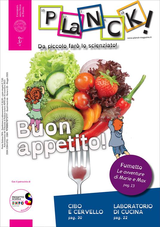 PLaNCK! Ediz. italiana e inglese (2015). Vol. 5: Buon appetito/Enjoy your meal!. - copertina
