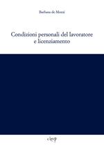 Condizioni personali del lavoratore e licenziamento