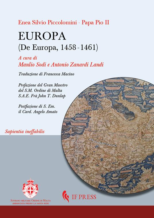 Europa (De Europa, 1458-1461) - Pio II - copertina