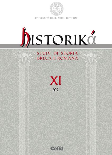 Historiká. Studi di storia greca e romana (2021). Vol. 11 - copertina
