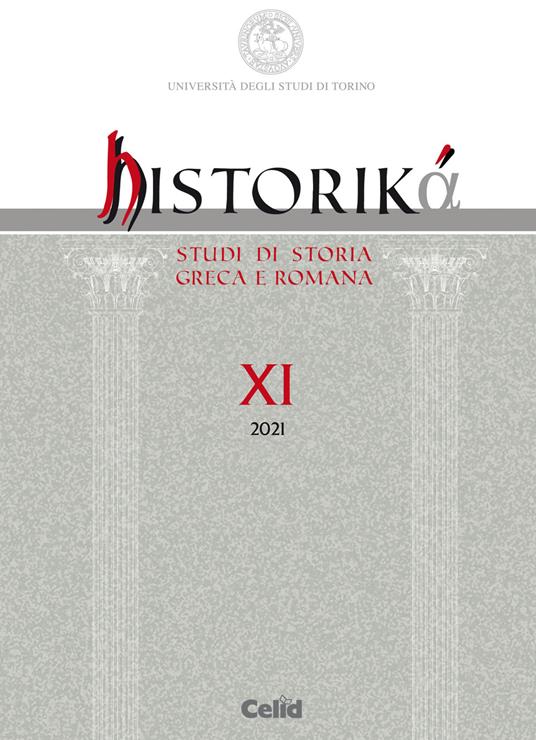 Historiká. Studi di storia greca e romana (2021). Vol. 11 - copertina