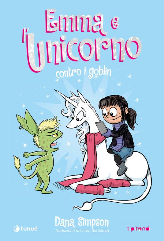 Emma e l'unicorno contro i goblin - Dana Simpson - copertina