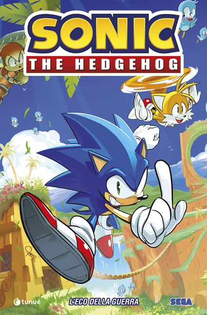 Sonic the Hedgehog. Vol. 1: L' eco della guerra - Ian Flynn - copertina