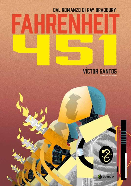 Fahrenheit 451 dal romanzo di Ray Bradbury - Victor Santos - copertina