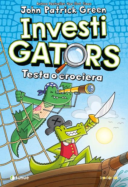 InvestiGators. Testa o crociera - John Patrick Green - copertina