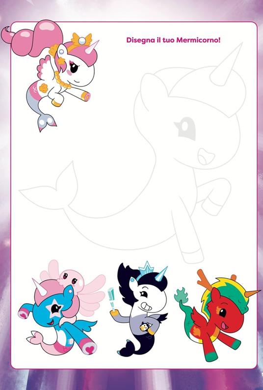 Tokidoki Mermicorno Starfall. Libro adesivi ufficiale a colori. Con 4 poster da collezione - 5
