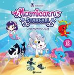 Tokidoki Mermicorno Starfall. Calendario 2026 da parete con 50 stickers esclusivi. Con 50 Adesivi
