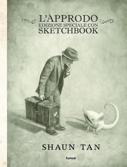 L'approdo. Con sketchbook - Shaun Tan - copertina