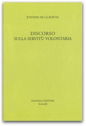 Discorso sulla servitù volontaria - Étienne de La Boëtie - copertina