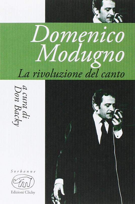 Domenico Modugno. La rivoluzione del canto - copertina