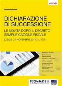 Dichiarazione di successione - Antonella Donati - ebook