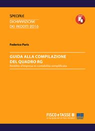 Guida alla compilazione del Quadro RG. Reddito d'impresa in contabilità semplificata