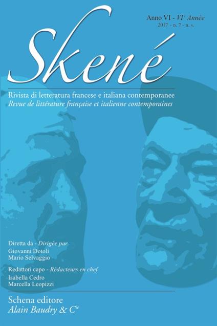 Skené. Rivista di letteratura francese e italiana contemporanee (2017). Vol. 7 - copertina
