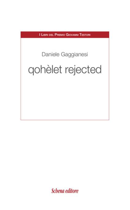Qohèlet rejected - Daniele Gaggianesi - copertina