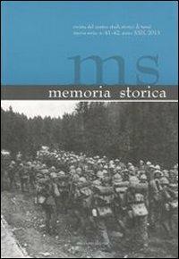 Memoria storica vol. 41-42 - copertina