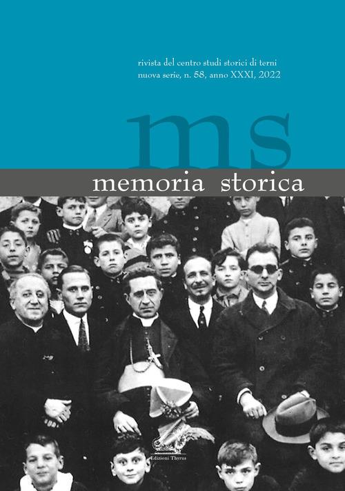 Memoria storica. Vol. 58 - copertina