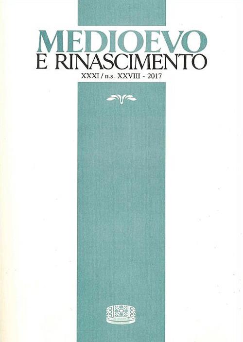 Medioevo e Rinascimento. Nuova serie (31) (2017) - copertina