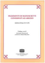Frammenti di manoscritti conservati ad Arezzo. Archivio di Stato (3.1-3.25)