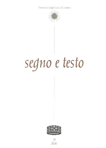 Segno e testo (2020). Vol. 18 - copertina