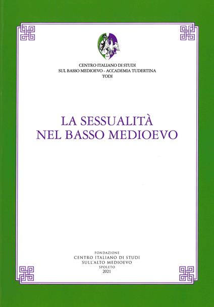 La sessualità nel basso medioevo - copertina