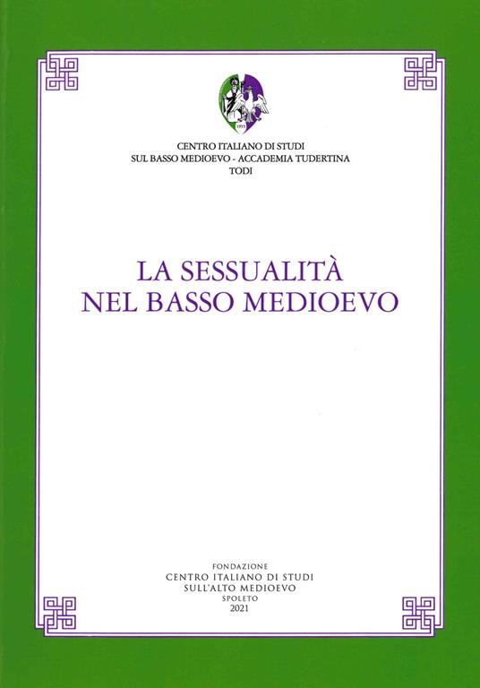 La sessualità nel basso medioevo - copertina