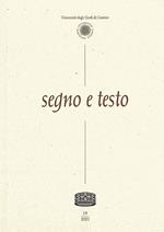Segno e testo. Ediz. italiana e inglese (2020). Vol. 19
