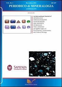 Periodico di mineralogia. Ediz. inglese (2012). Vol. 81 - Antonio Gianfagna - copertina