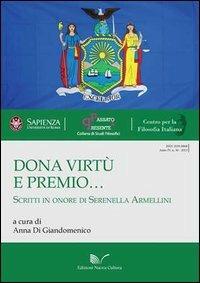 Dona virtù e premio... Scritti in onore di Serenella Armellini - copertina