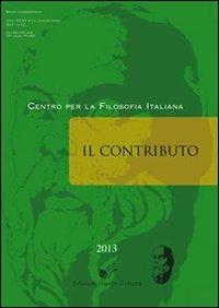 Il contributo (2013) vol. 1-2 - Teresa Serra - copertina