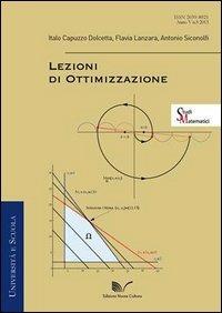Lezioni di ottimizzazione - Italo Capuzzo Dolcetta,Flavia Lanzara,Antonio Siconolfi - copertina