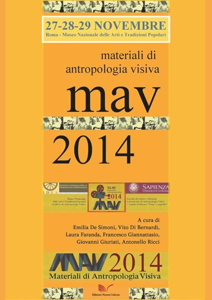 MAV 2014. Materiali di Antropologia Visiva - Laura Faranda,Emilia De Simoni - copertina