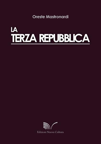 La terza repubblica - Oreste Mastronardi - copertina