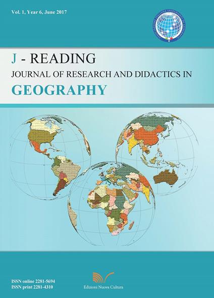 J-Reading. Journal of research and didactics in geography (2017). Vol. 1 - Gino De Vecchis - copertina
