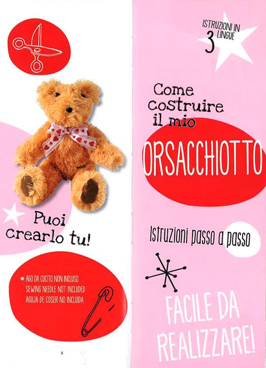 Costruisci il tuo orsacchiotto. Creative tube. Ediz. italiana