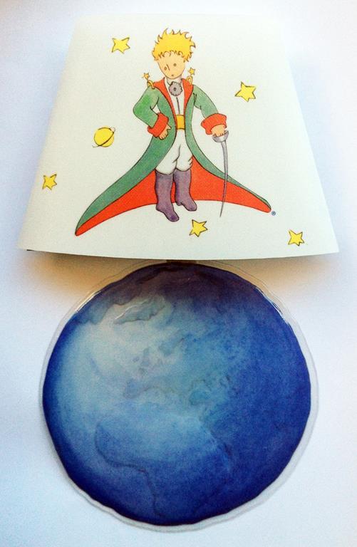 Lampada adesiva decorativa Piccolo Principe - Magazzini Salani - Decoupage  - Giocattoli