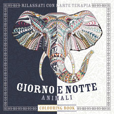 Giorno e notte animali. Colouring book - copertina